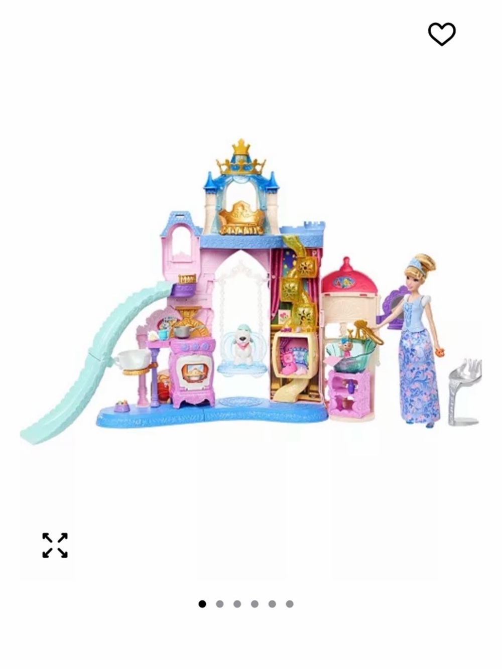 NEW DISNEY Princess PET PALACE Castle Playset CINDERELLA DOLL - Picture 4 of 6